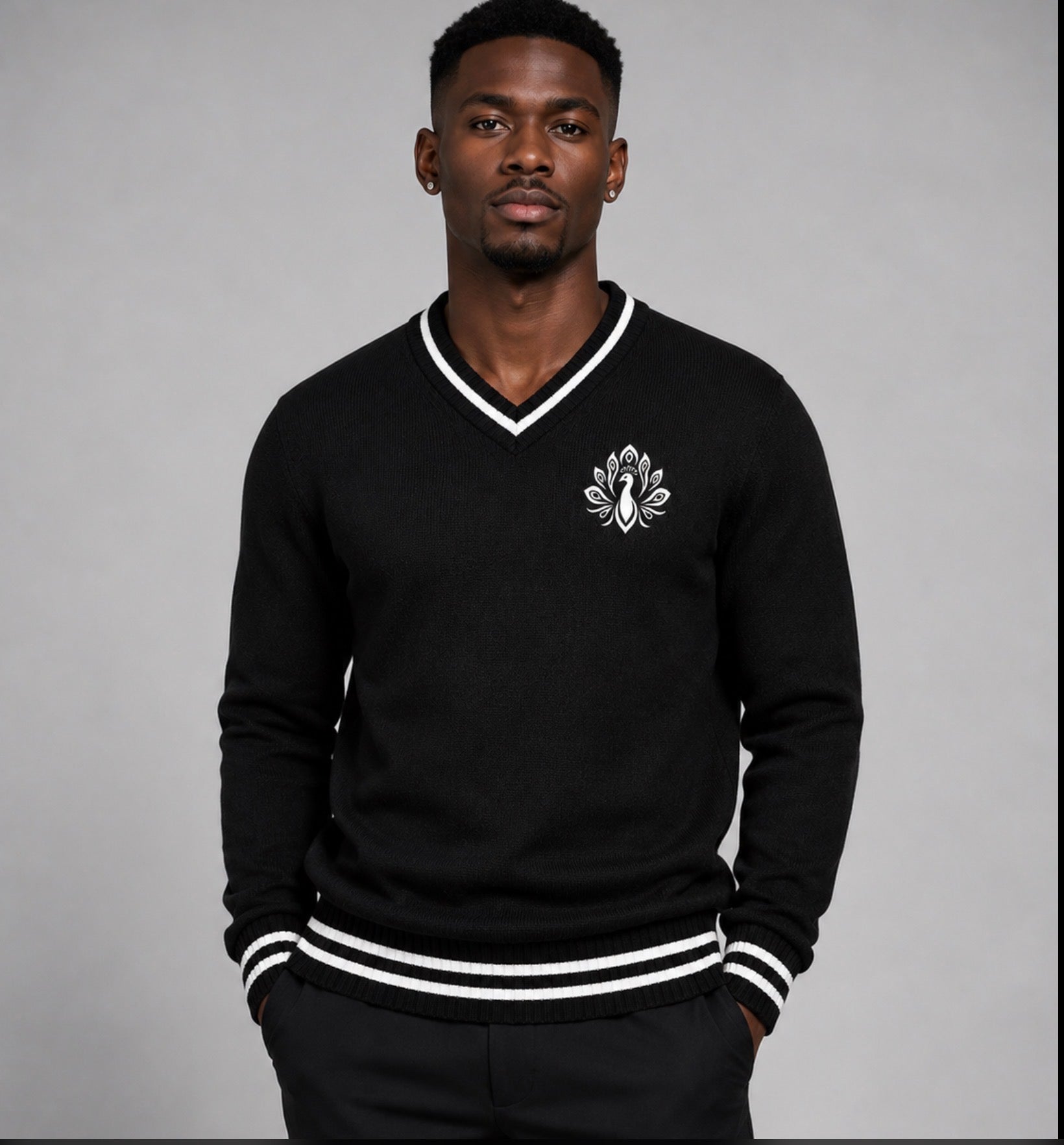 Signature V neck Sweater